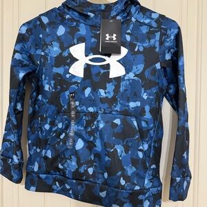 Under Armour Blue and Black Camo Hoodie